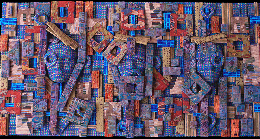 Eileen Williams fabric art Datastreams